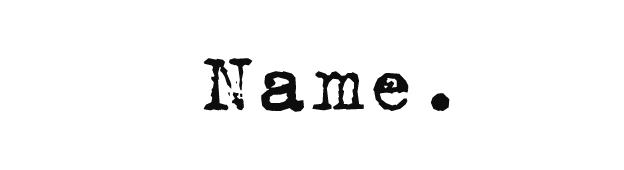 Name.